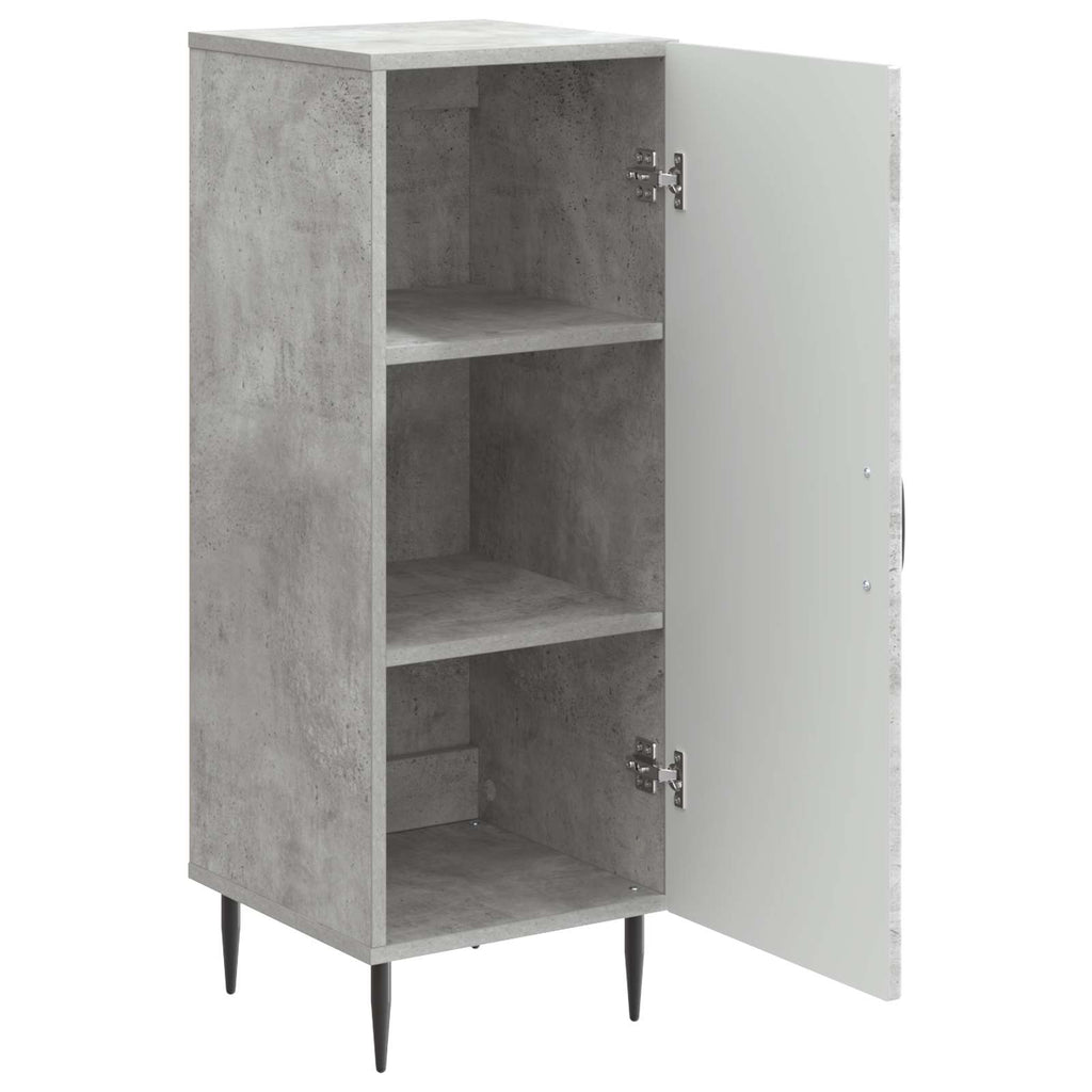 vidaXL Bufet Betonowy szary 33 x 34,5 x 89,5 cm Drewno inżynieryjne