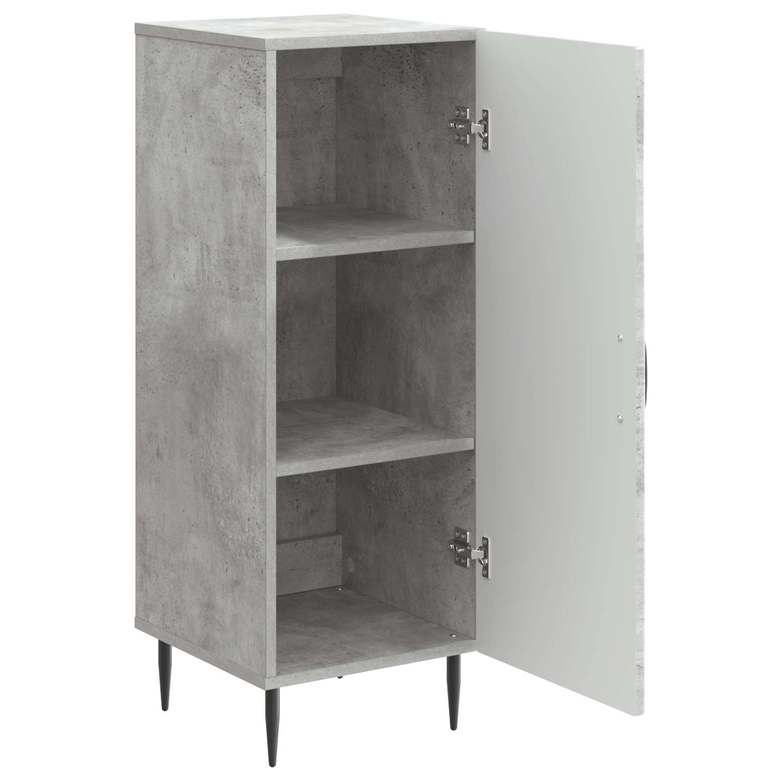 vidaXL Bufet Betonowy szary 33 x 34,5 x 89,5 cm Drewno inżynieryjne