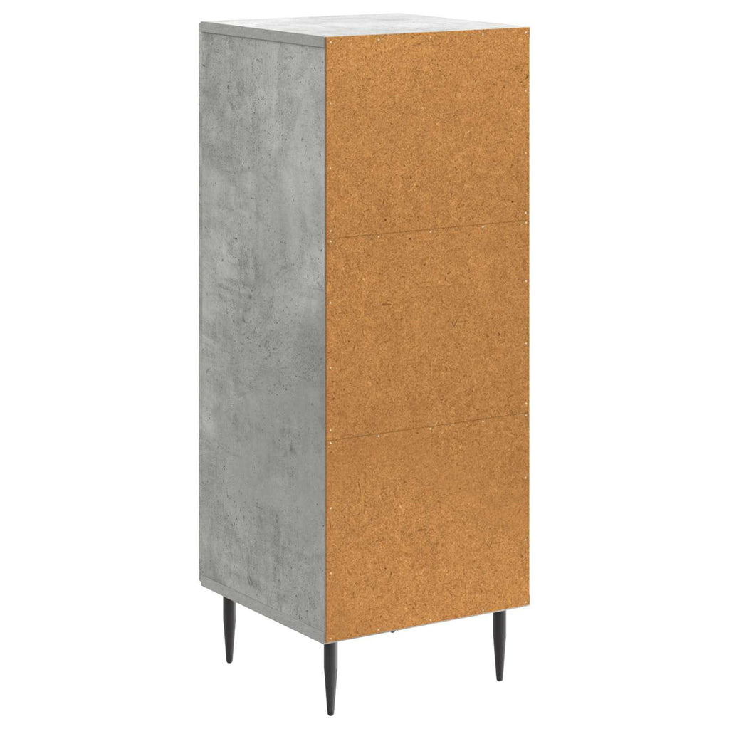 vidaXL Bufet Betonowy szary 33 x 34,5 x 89,5 cm Drewno inżynieryjne