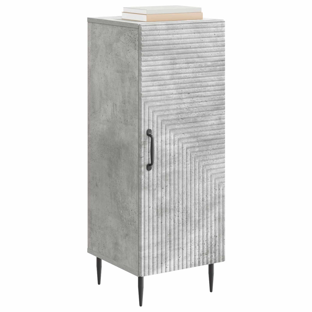 vidaXL Bufet Betonowy szary 33 x 34,5 x 89,5 cm Drewno inżynieryjne