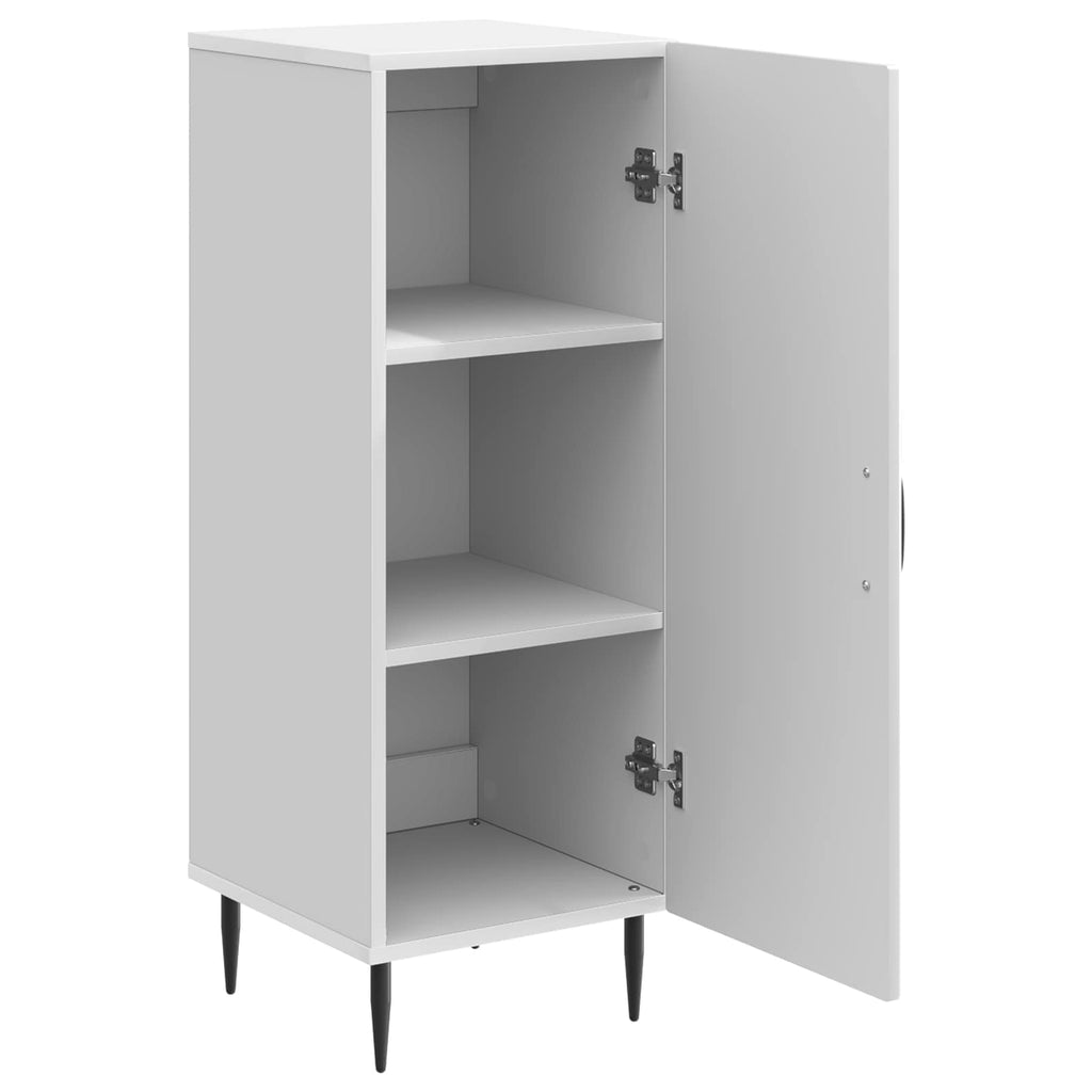 vidaXL Bufet Biały wysoki połysk 33 x 34,5 x 89,5 cm