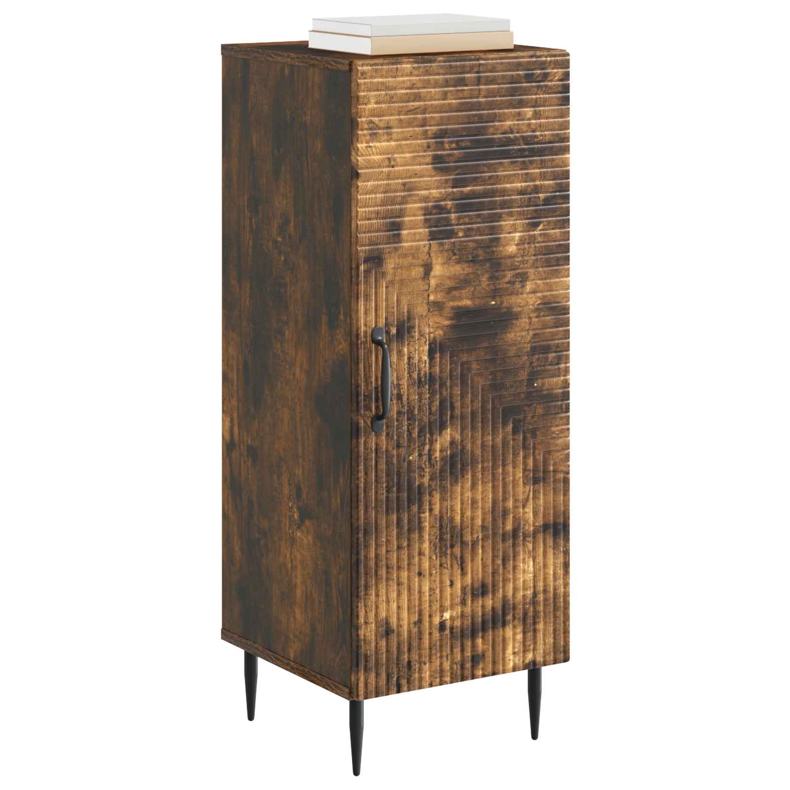 vidaXL Bufet Dąb wędzony 33 x 34,5 x 89,5 cm Drewno inżynieryjne