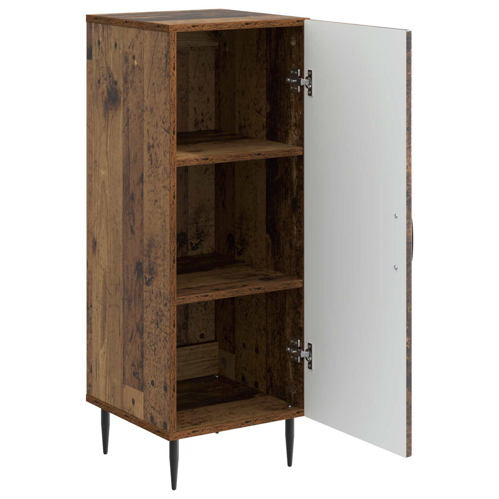 vidaXL Bufet Stare drewno 33 x 34,5 x 89,5 cm Drewno inżynieryjne