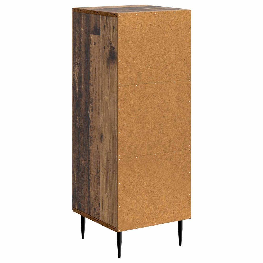 vidaXL Bufet Stare drewno 33 x 34,5 x 89,5 cm Drewno inżynieryjne