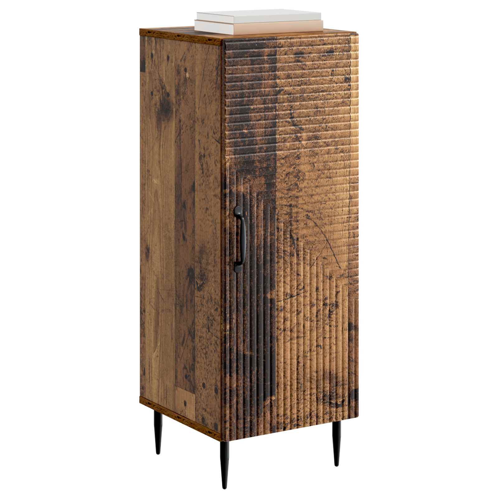 vidaXL Bufet Stare drewno 33 x 34,5 x 89,5 cm Drewno inżynieryjne