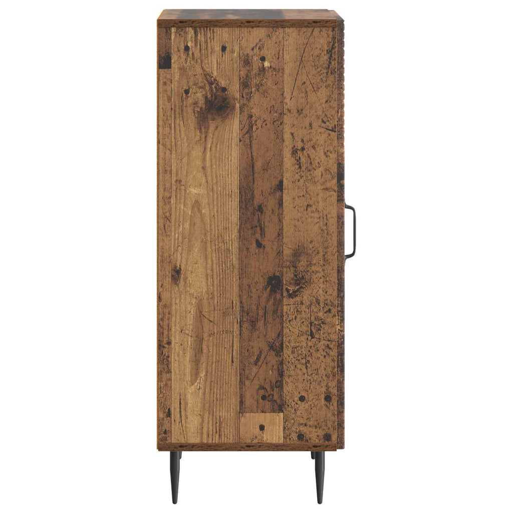 vidaXL Bufet Stare drewno 33 x 34,5 x 89,5 cm Drewno inżynieryjne
