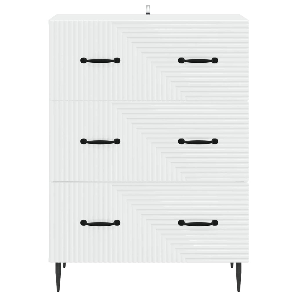 vidaXL Szafka z Szufladami Biały 66 x 34,5 x 89,5 cm