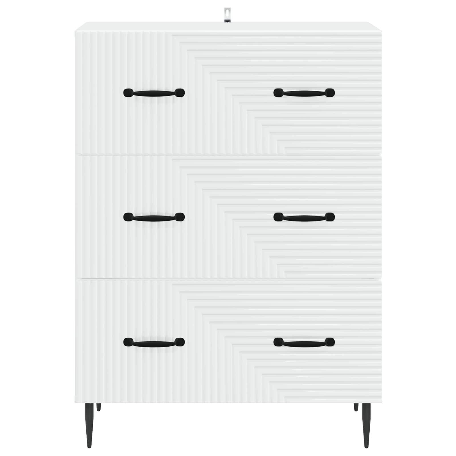 vidaXL Szafka z Szufladami Biały 66 x 34,5 x 89,5 cm