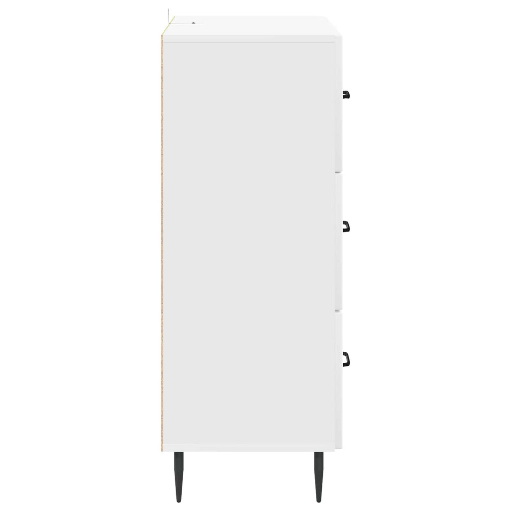 vidaXL Szafka z Szufladami Biały 66 x 34,5 x 89,5 cm