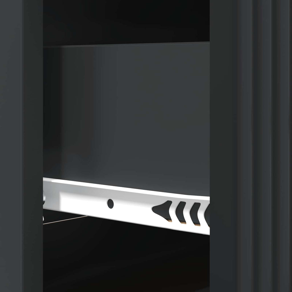 vidaXL Szafka z Szufladami Czarny 66 x 34,5 x 89,5 cm