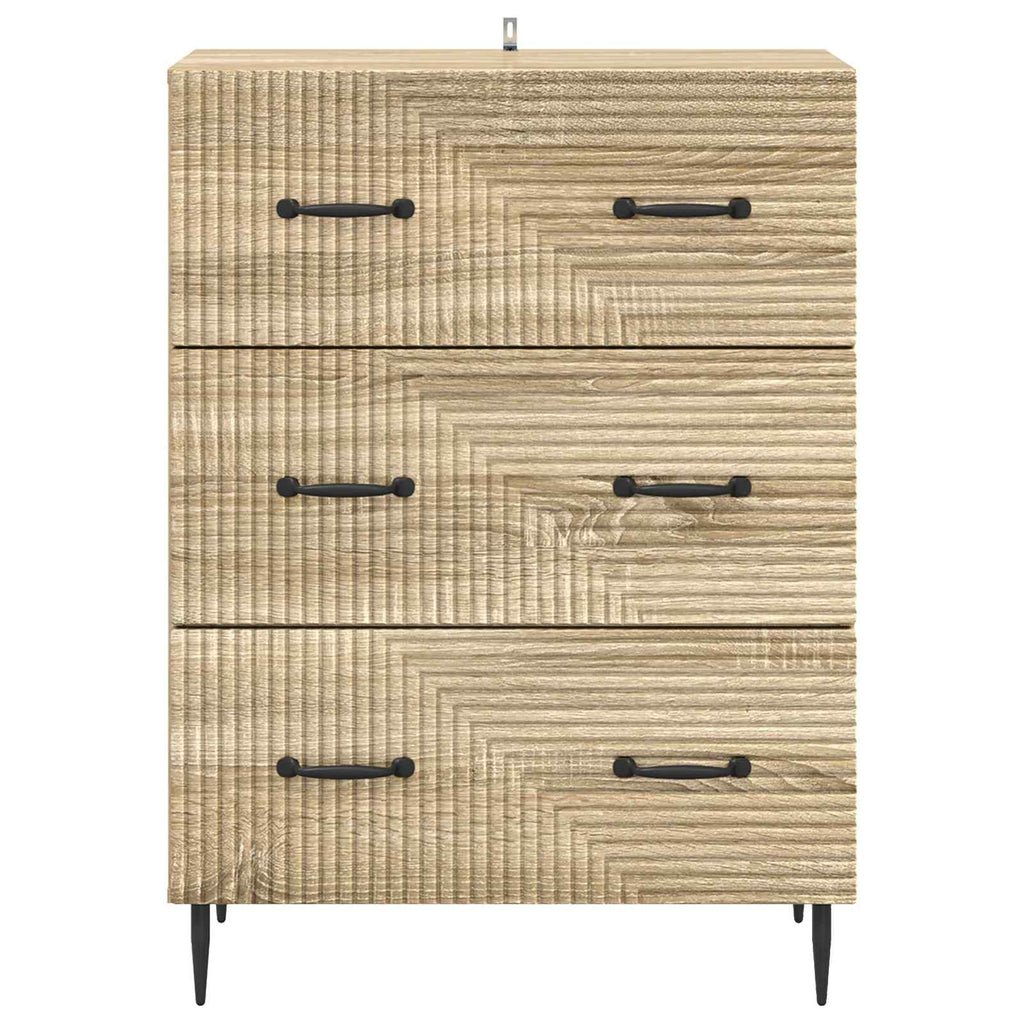 vidaXL Szafka z Szufladami dąb Sonoma 66 x 34,5 x 89,5 cm