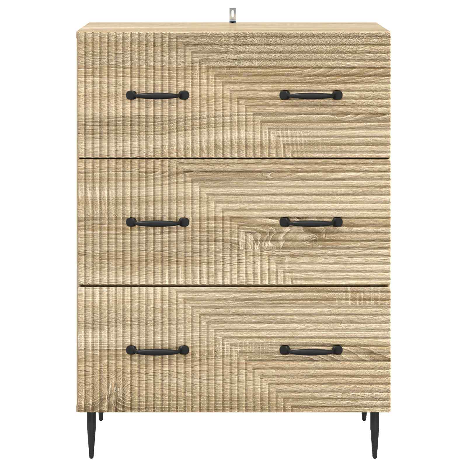 vidaXL Szafka z Szufladami dąb Sonoma 66 x 34,5 x 89,5 cm
