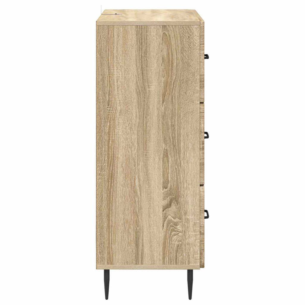 vidaXL Szafka z Szufladami dąb Sonoma 66 x 34,5 x 89,5 cm