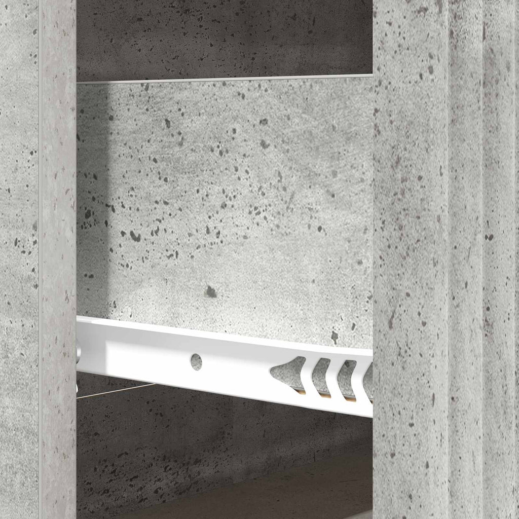 vidaXL Szafka z Szufladami Betonowy szary 66 x 34,5 x 89,5 cm