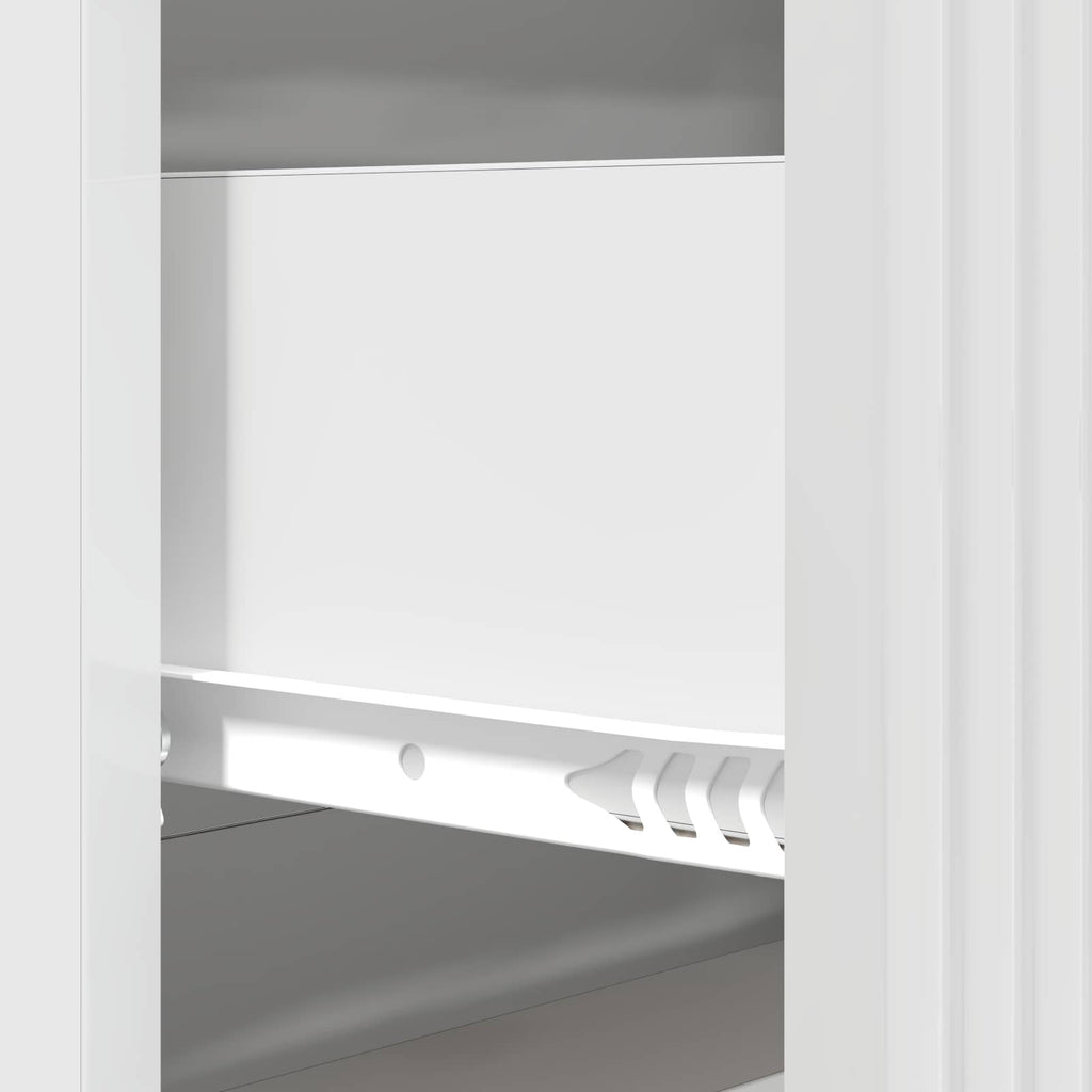 vidaXL Szafka z Szufladami Biały wysoki połysk 66 x 34,5 x 89,5 cm