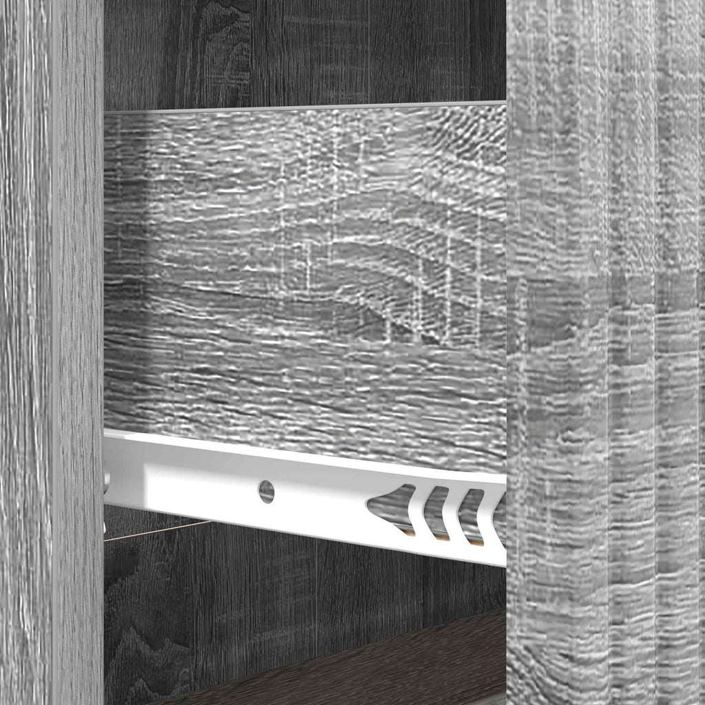 vidaXL Szafka z Szufladami Szary Sonoma 66 x 34,5 x 89,5 cm