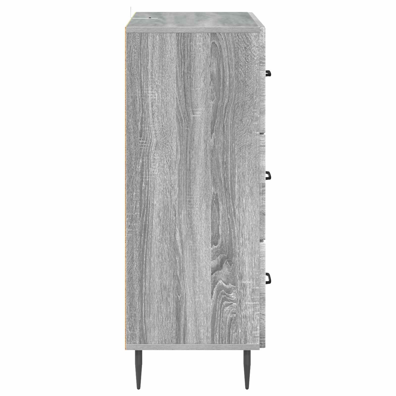 vidaXL Szafka z Szufladami Szary Sonoma 66 x 34,5 x 89,5 cm