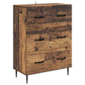 vidaXL Szafka z Szufladami Stare drewno 66 x 34,5 x 89,5 cm