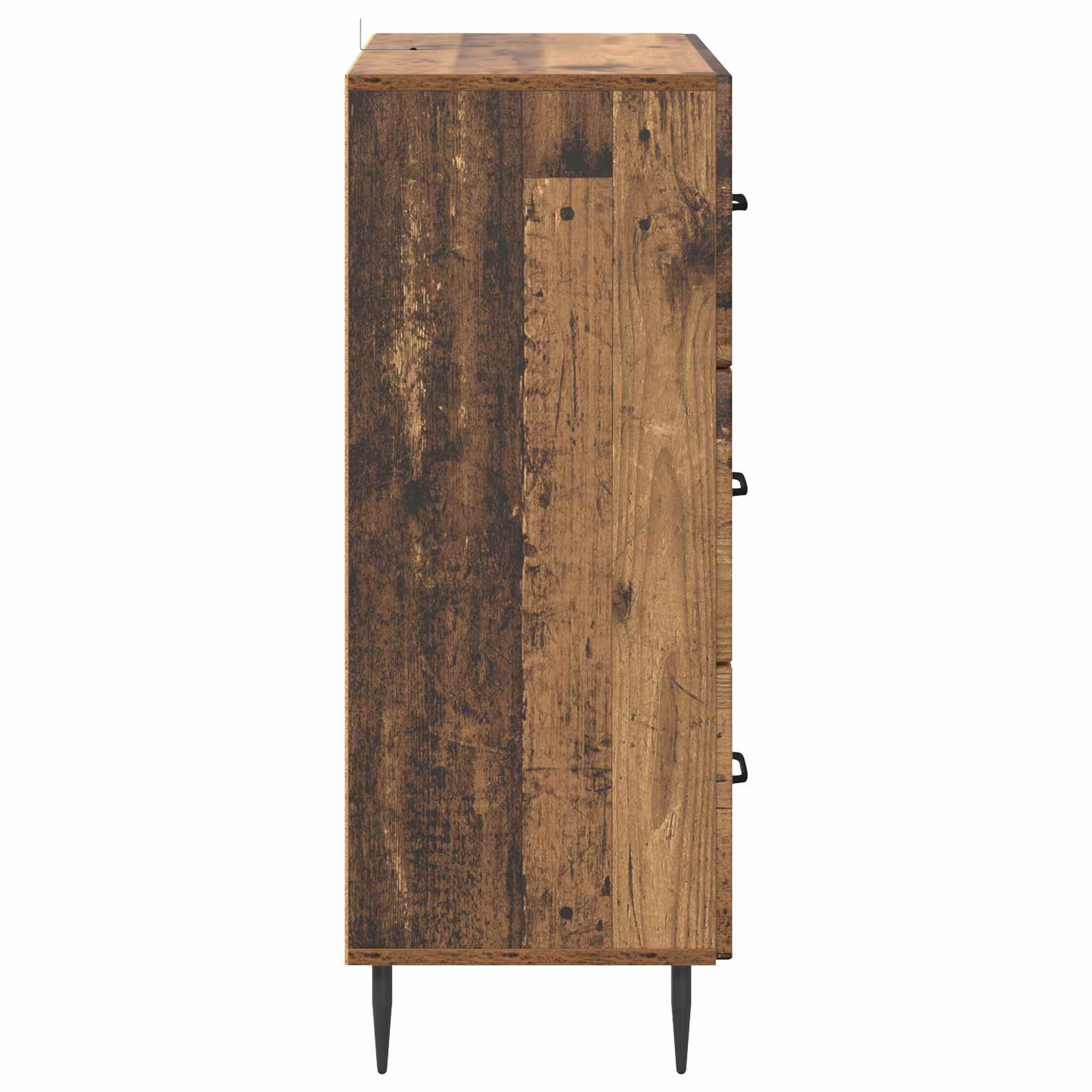 vidaXL Szafka z Szufladami Stare drewno 66 x 34,5 x 89,5 cm