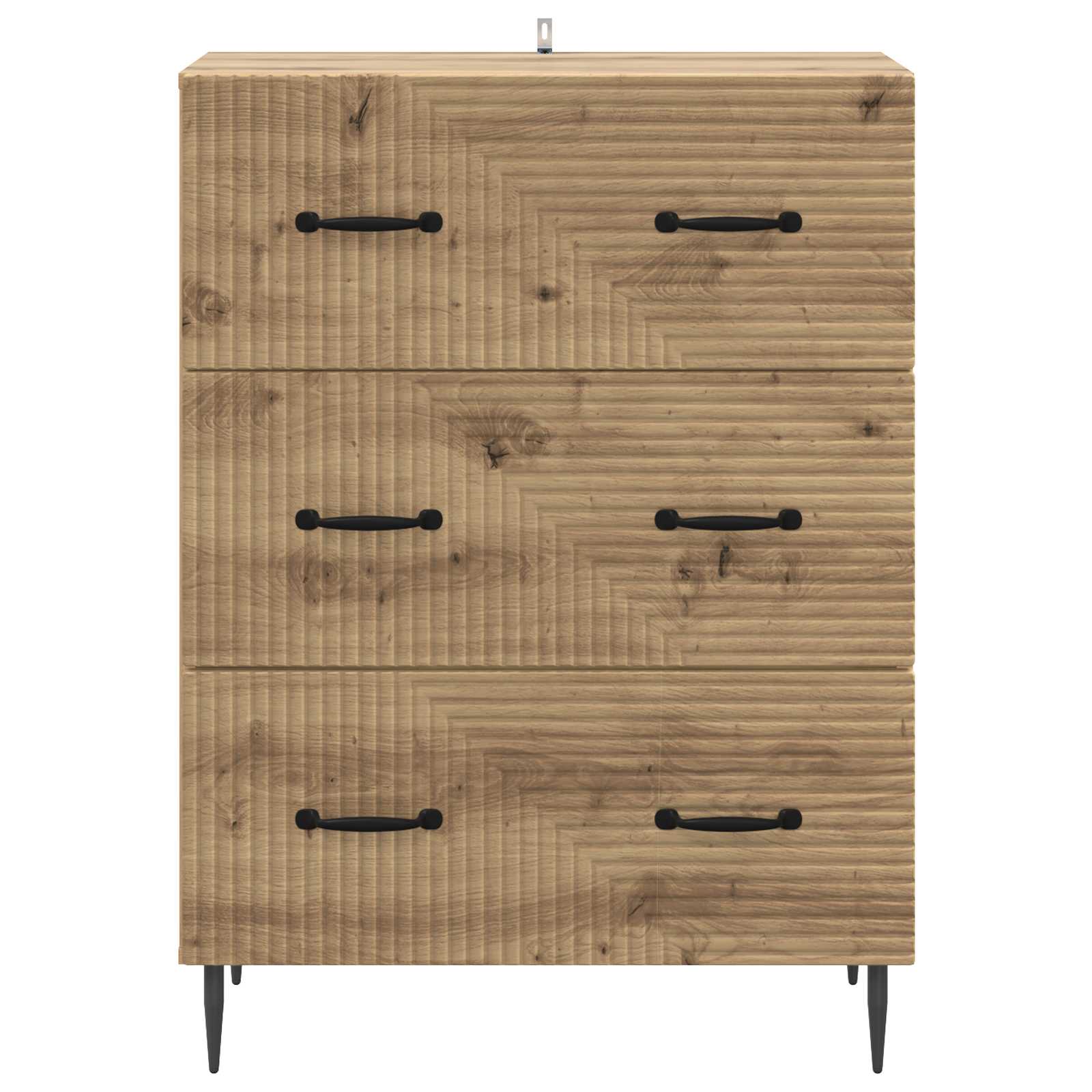 vidaXL Szafka z Szufladami Dąb artisan 66 x 34,5 x 89,5 cm