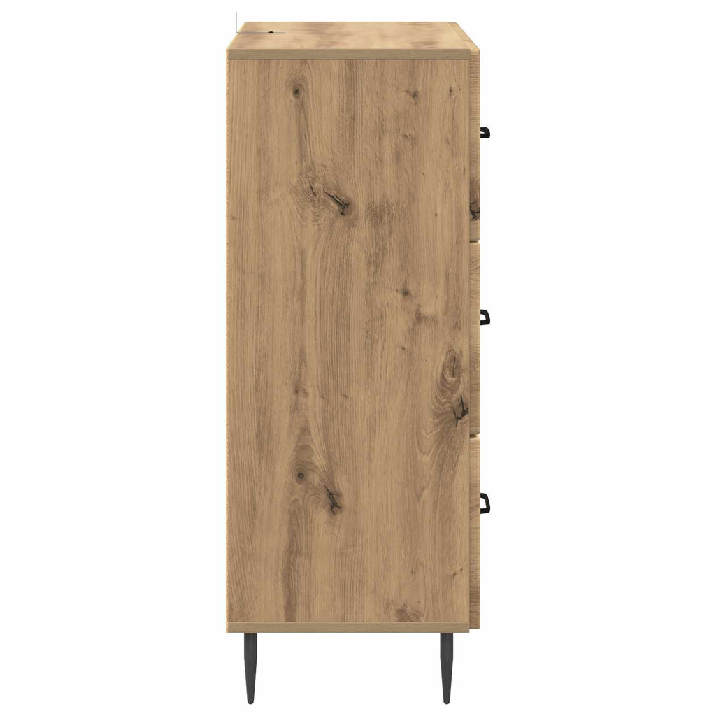 vidaXL Szafka z Szufladami Dąb artisan 66 x 34,5 x 89,5 cm
