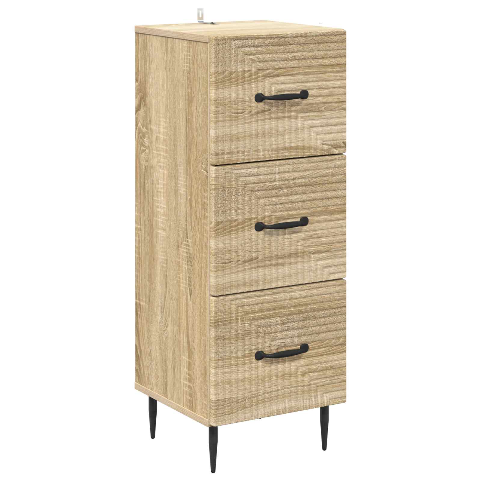 vidaXL Szafka z Szufladami dąb Sonoma 33 x 34,5 x 89,5 cm