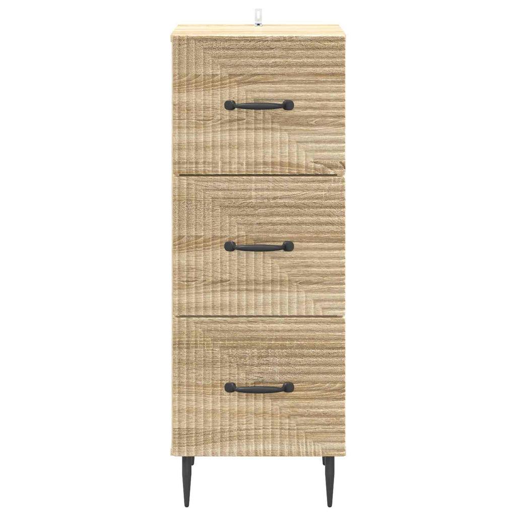 vidaXL Szafka z Szufladami dąb Sonoma 33 x 34,5 x 89,5 cm
