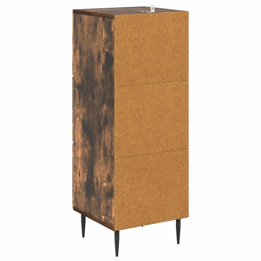 vidaXL Szafka z Szufladami Dąb wędzony 33 x 34,5 x 89,5 cm