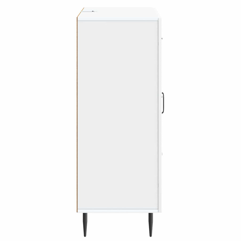 vidaXL Bufet Biały 66 x 34,5 x 89,5 cm Drewno inżynieryjne