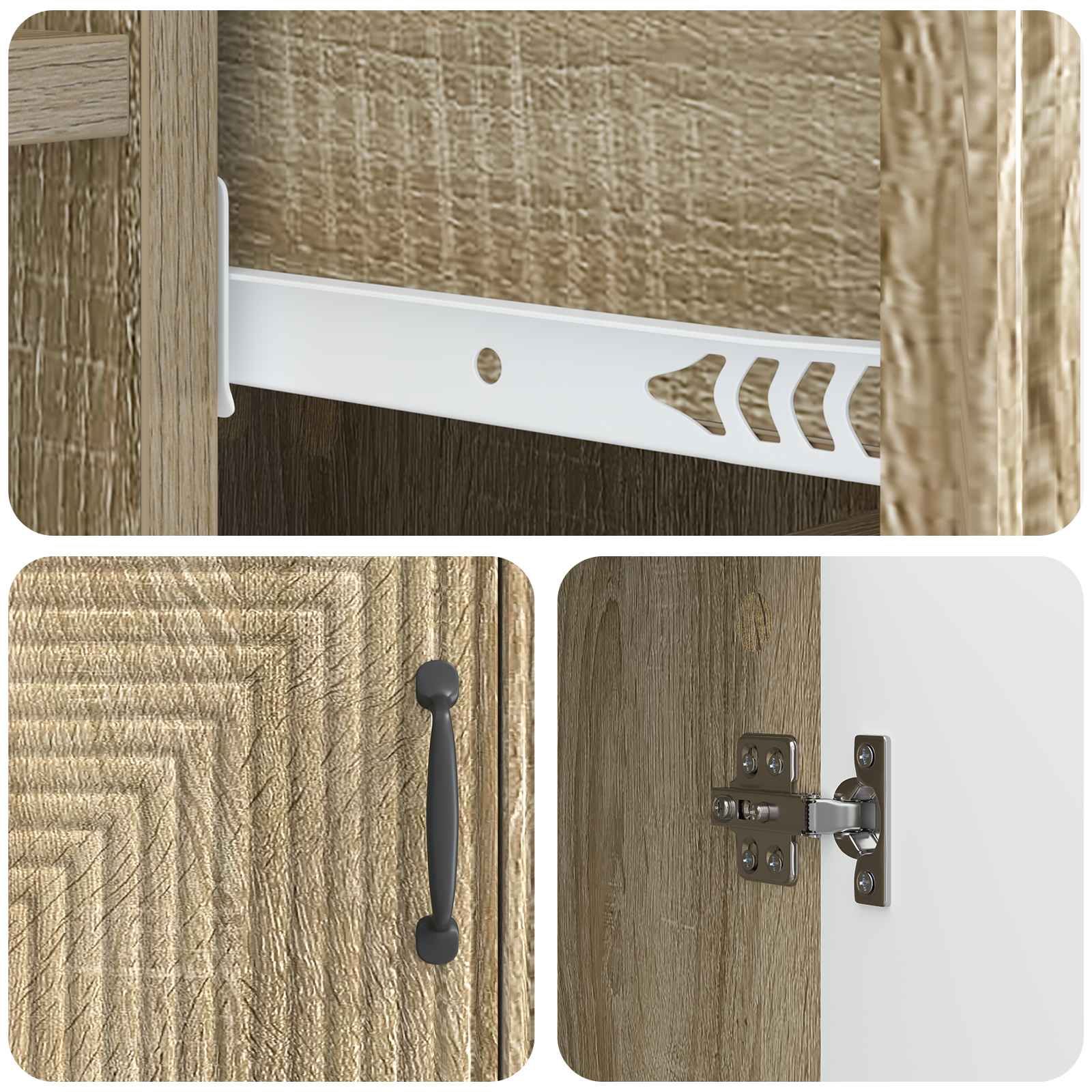vidaXL Bufet dąb Sonoma 66 x 34,5 x 89,5 cm Drewno inżynieryjne