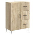 vidaXL Bufet dąb Sonoma 66 x 34,5 x 89,5 cm Drewno inżynieryjne