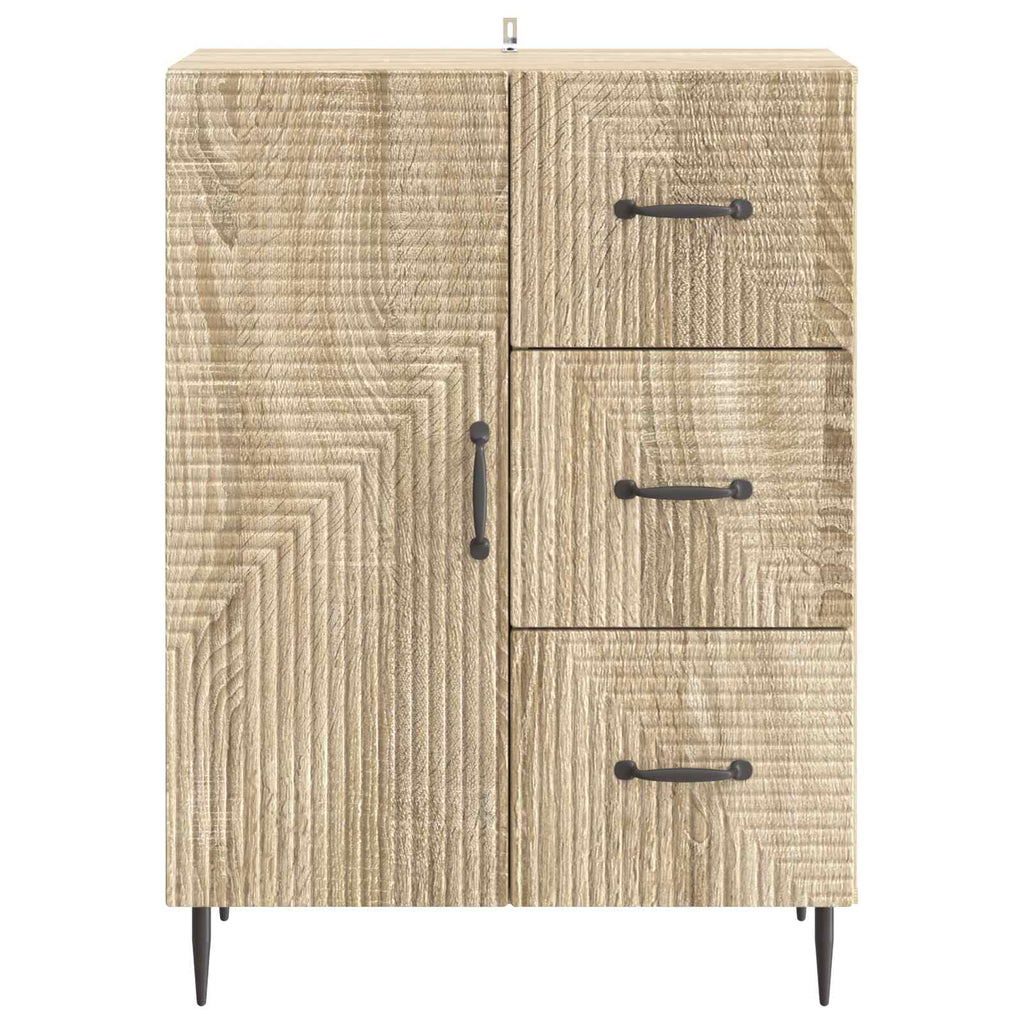 vidaXL Bufet dąb Sonoma 66 x 34,5 x 89,5 cm Drewno inżynieryjne