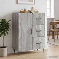 vidaXL Bufet Szary Sonoma 66 x 34,5 x 89,5 cm Drewno inżynieryjne