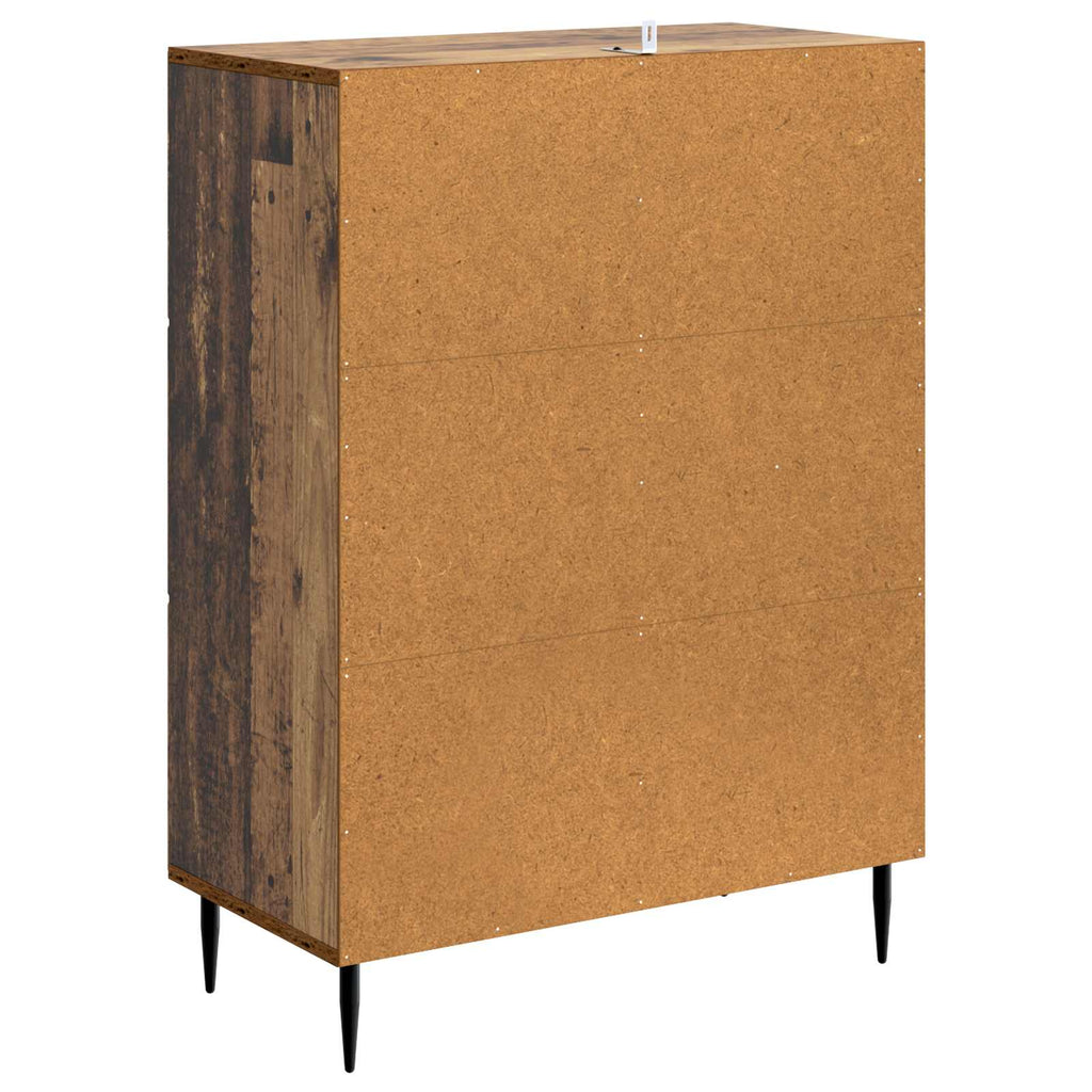 vidaXL Bufet Stare drewno 66 x 34,5 x 89,5 cm Drewno inżynieryjne