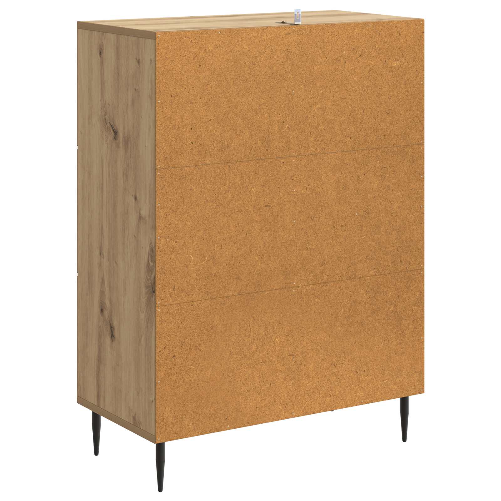 vidaXL Bufet Dąb artisan 66 x 34,5 x 89,5 cm Drewno inżynieryjne