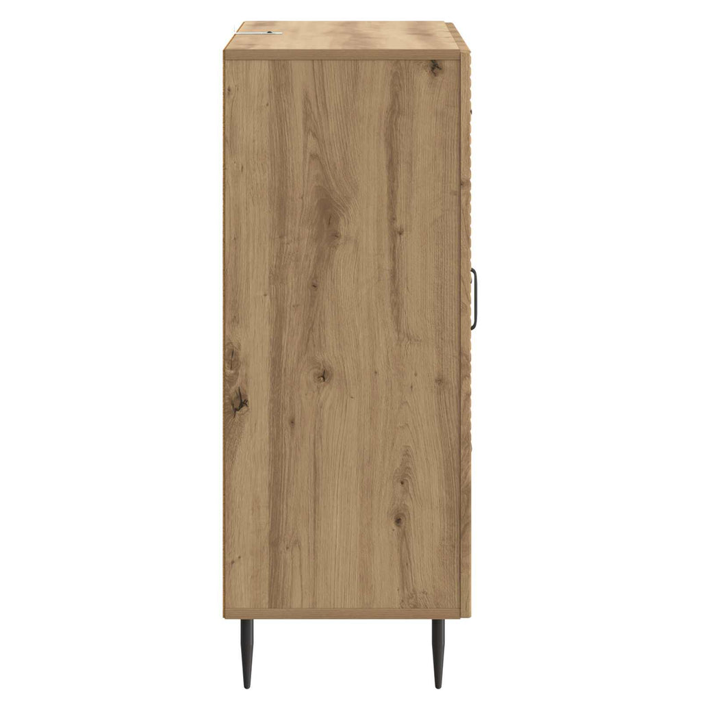 vidaXL Bufet Dąb artisan 66 x 34,5 x 89,5 cm Drewno inżynieryjne