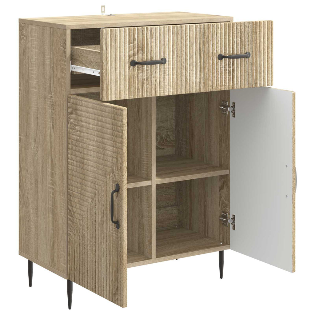 vidaXL Bufet dąb Sonoma 66 x 34,5 x 89,5 cm Drewno inżynieryjne