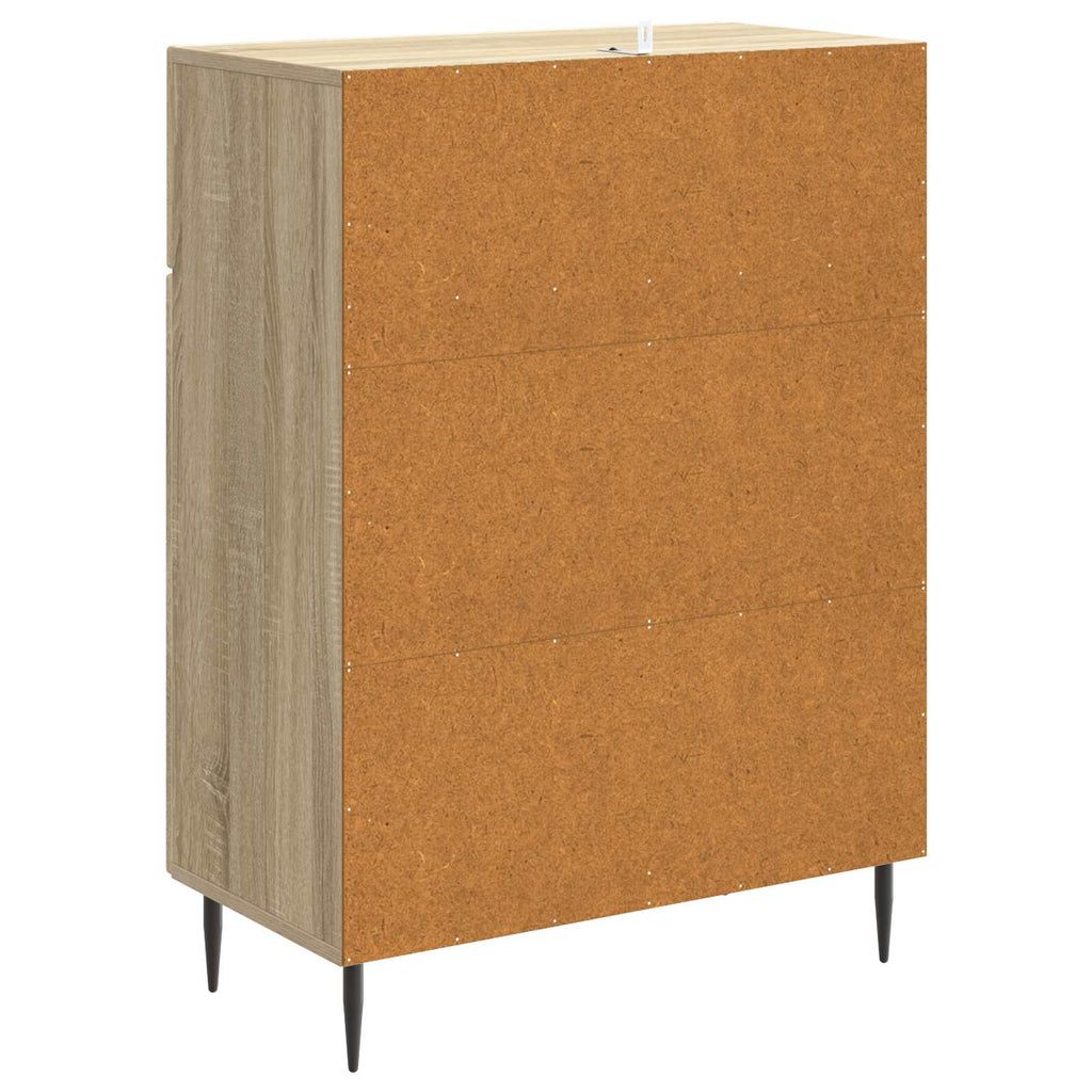 vidaXL Bufet dąb Sonoma 66 x 34,5 x 89,5 cm Drewno inżynieryjne