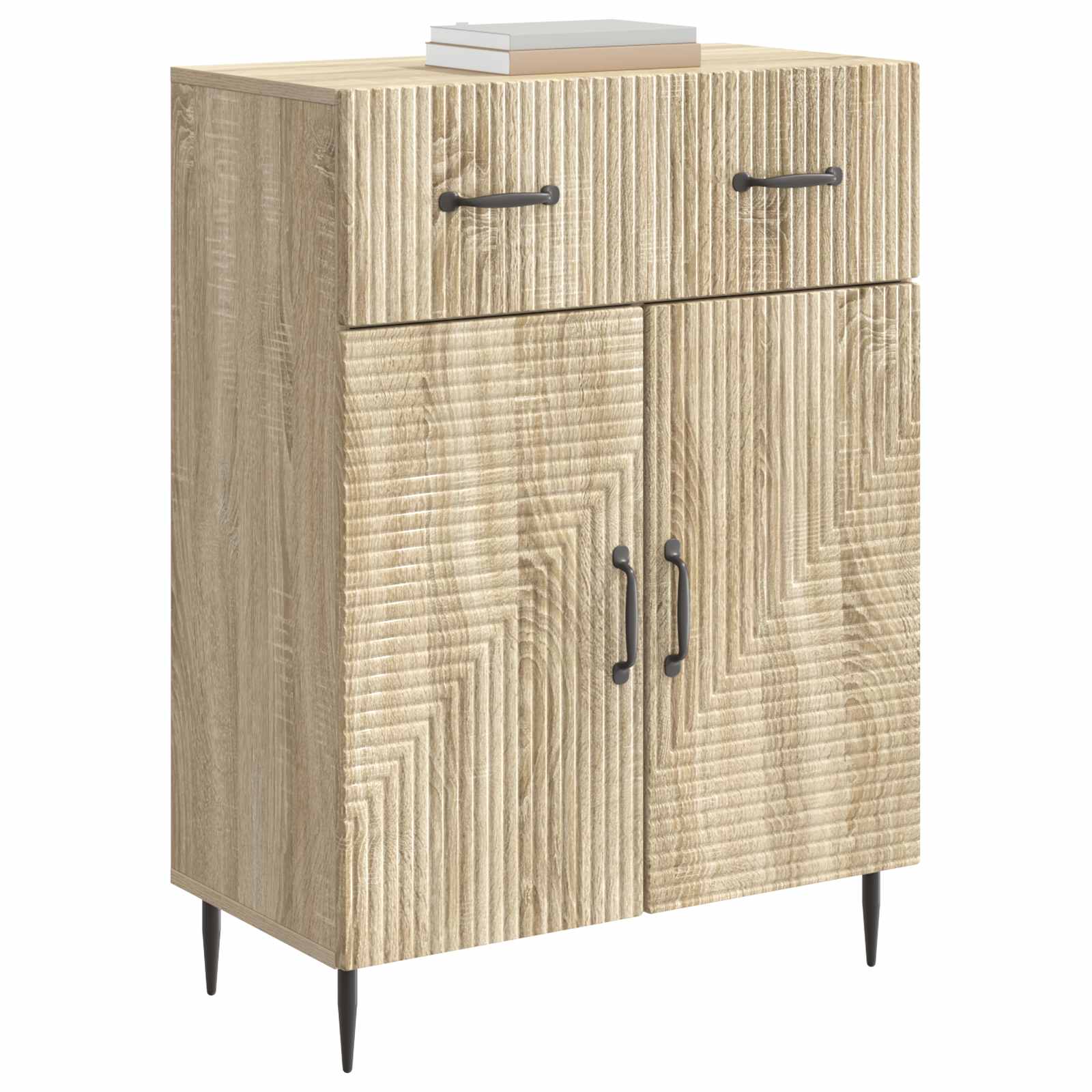 vidaXL Bufet dąb Sonoma 66 x 34,5 x 89,5 cm Drewno inżynieryjne