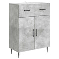 vidaXL Bufet Betonowy szary 66 x 34,5 x 89,5 cm Drewno inżynieryjne