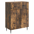 vidaXL Bufet Dąb wędzony 66 x 34,5 x 89,5 cm Drewno inżynieryjne