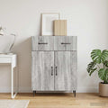 vidaXL Bufet Szary Sonoma 66 x 34,5 x 89,5 cm Drewno inżynieryjne