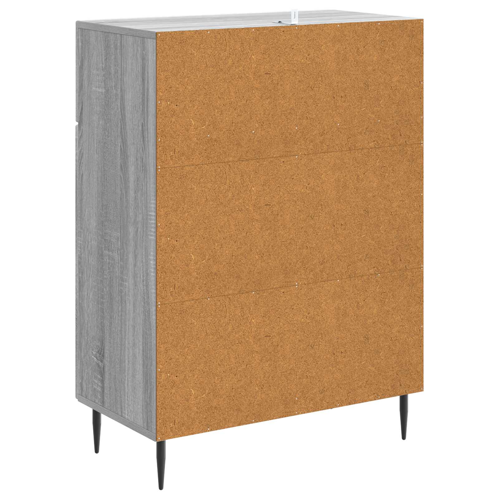 vidaXL Bufet Szary Sonoma 66 x 34,5 x 89,5 cm Drewno inżynieryjne