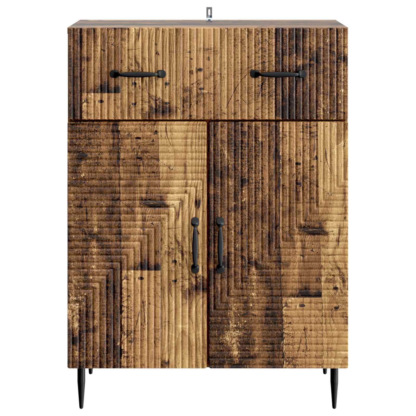 vidaXL Bufet Stare drewno 66 x 34,5 x 89,5 cm Drewno inżynieryjne