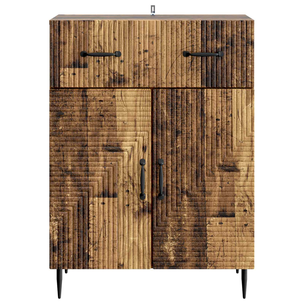 vidaXL Bufet Stare drewno 66 x 34,5 x 89,5 cm Drewno inżynieryjne
