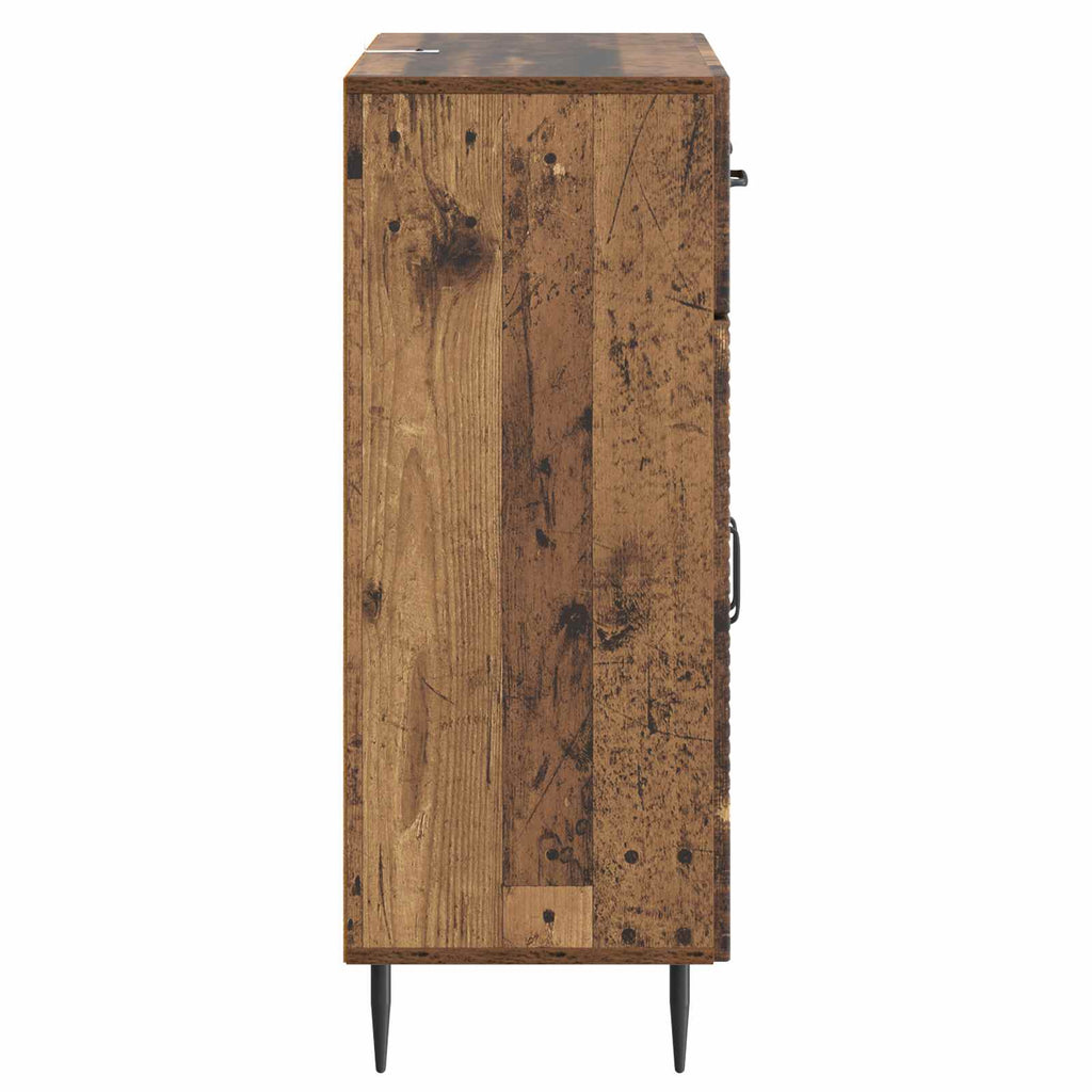 vidaXL Bufet Stare drewno 66 x 34,5 x 89,5 cm Drewno inżynieryjne