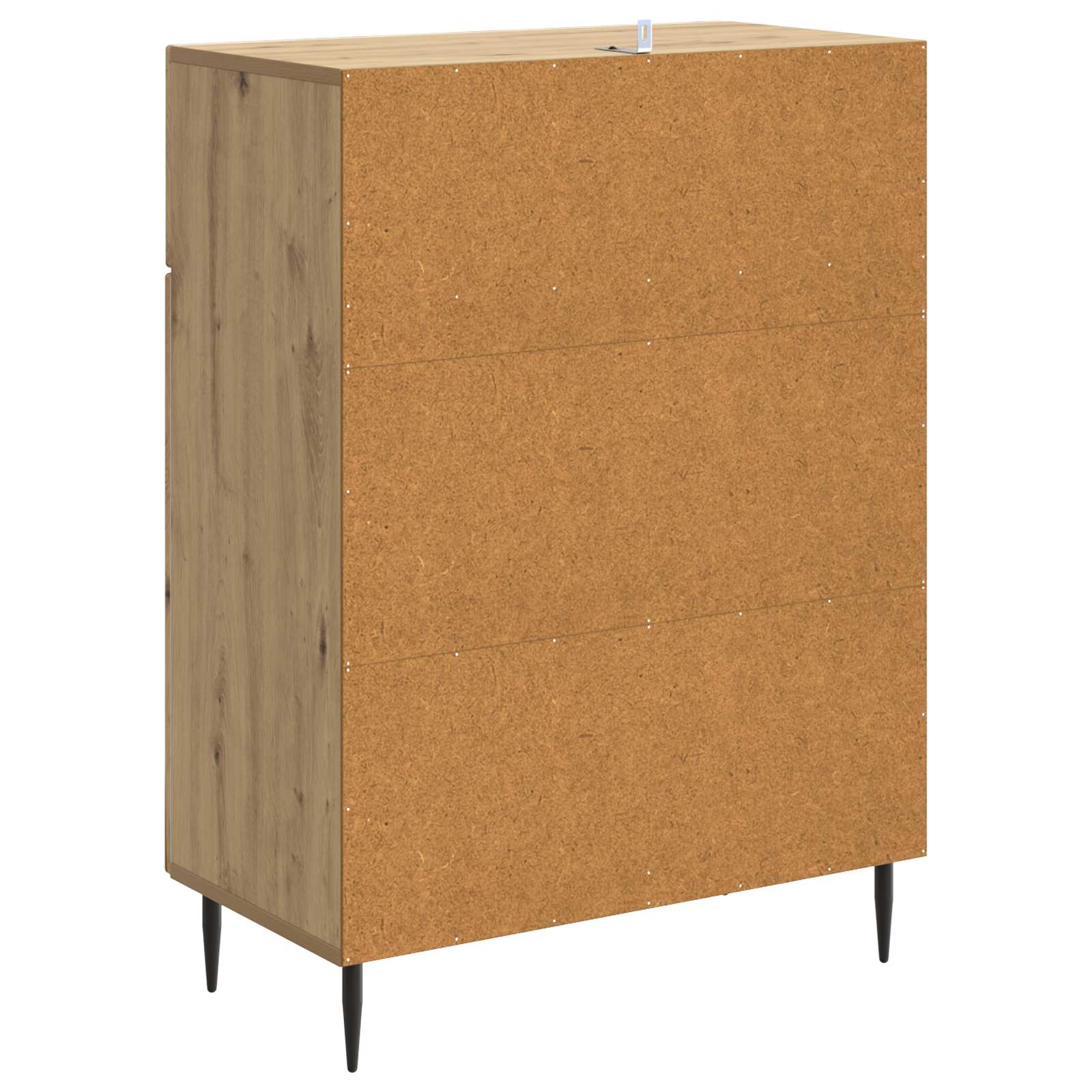 vidaXL Bufet Dąb artisan 66 x 34,5 x 89,5 cm Drewno inżynieryjne