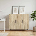 vidaXL Bufet dąb Sonoma 89 x 34,5 x 80 cm Drewno inżynieryjne