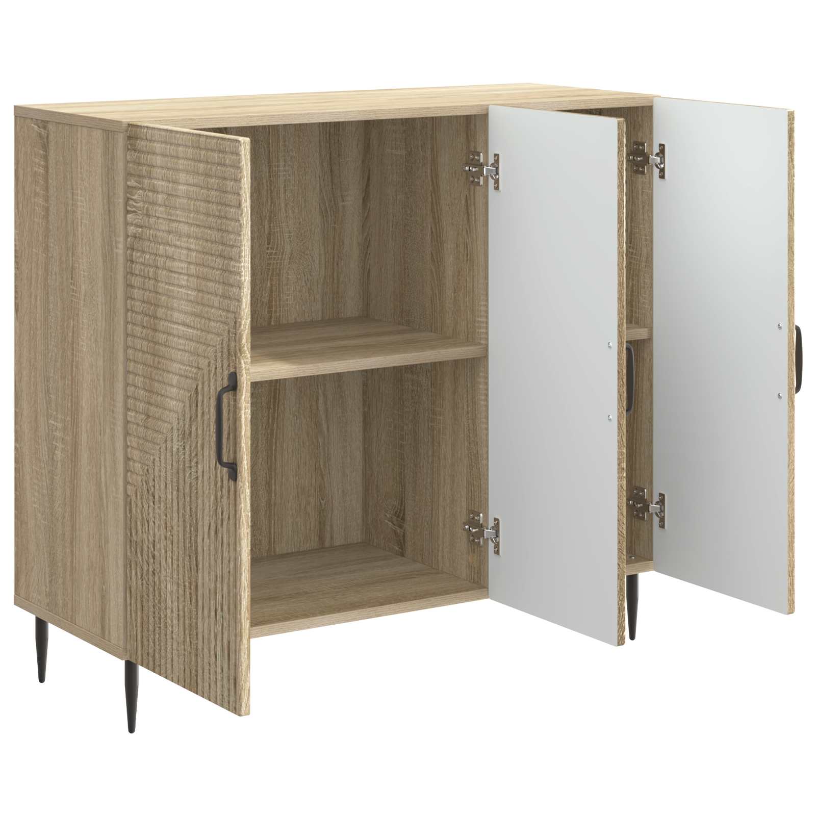 vidaXL Bufet dąb Sonoma 89 x 34,5 x 80 cm Drewno inżynieryjne