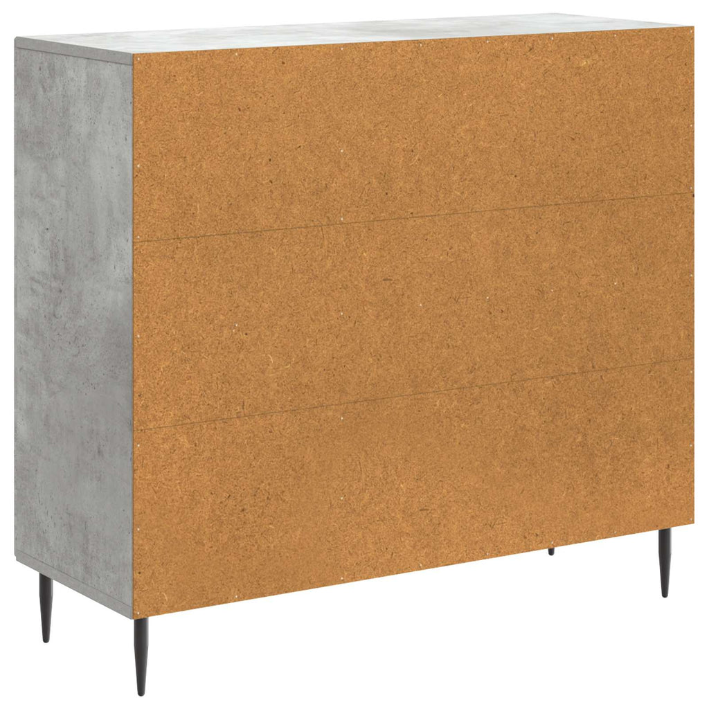 vidaXL Bufet Betonowy szary 89 x 34,5 x 80 cm Drewno inżynieryjne